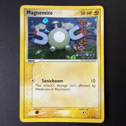 Pokemon Card - Magnemite Team Rocket Returns 66/109 Reverse Holo Stamped NM - Image 1