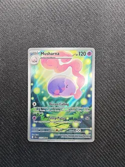 Pokemon TCG S&V Black Bolt Musharna Holo Illustration Card 117/086 NM Condition - Image 1
