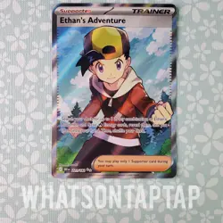 Pokemon Card Ethans Adventure 221/182 Scarlet Violet Destined Rivals Singles NM - Image 1