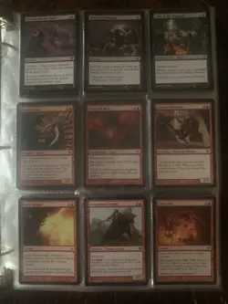 Binder of Magic The Gathering MTG Cards Collectible Card Game 2009 Bulk Lot #7 - Image 4