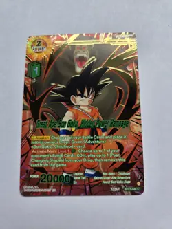 Dragon Ball Card Game Great Ape Son Goku Gold Foil - Image 2