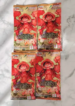 One Piece card "The Best" Premium Booster 4packs PRB01 BANDAI - Image 1