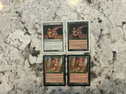 Mtg Elvish Piper Playset x4 Magic the Gathering Elvish Piper Played - Image 1