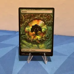 Forest Foil 0291 Dragon Eye Basic Land Full Art Tarkir Dragonstorm MTG Magic - Image 1