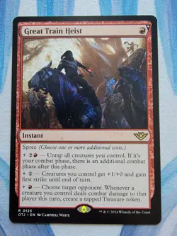 MTG Great Train Heist **NM** Outlaws of Thunder Junction (OTJ) - Image 1