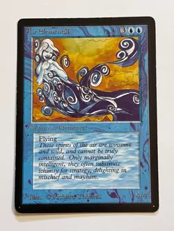 Air Elemental Beta LP MTG Magic the Gathering b - Image 1