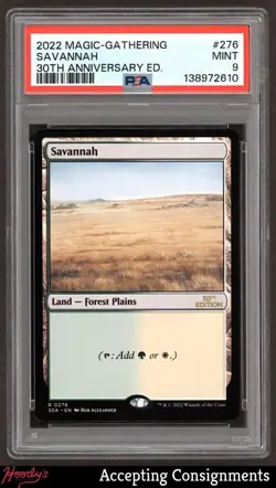 2022 Magic The Gathering 30th Anniversary #0276 Savannah R PSA 9 MINT - Image 1