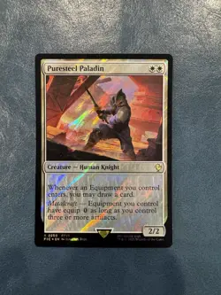 1x Puresteel Paladin, Surge Foil, Final Fantasy, Magic MTG NM - Image 1