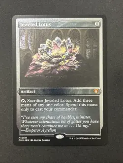 2023 Magic: The Gathering-Jeweled Lotus #0611 Commander Masters-Foil Etched - Image 1