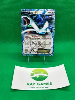 Pokemon TCG Lugia EX BW83 Black Star Promo Holo Team Plasma DMG - Image 1