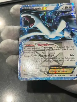 Pokemon TCG Lugia EX BW83 Black Star Promo Holo Team Plasma DMG - Image 5