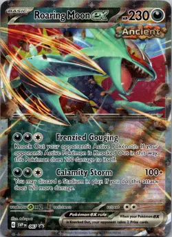 Roaring Moon ex 124/182 Double Rare Prize Pack Series Cards NM Pokemon - Image 1