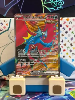 Pokemon TCG - Roaring Moon ex 229/182 - Ultra Rare Full Art - Paradox Rift - NM - Image 1