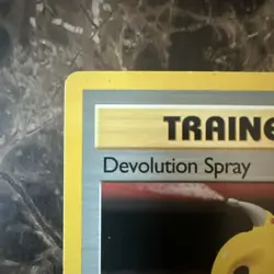 Pokemon TCG Devolution Spray Base Set 72/102 Regular 1999 Rare Trainer - Image 3