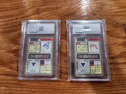 Moltres + Articuno Holo Prism Pokemon 1997 Bandai Carddass Japanese Graded CGC - Image 2