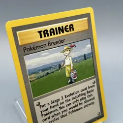 Pokemon Breeder 76/102 - Base Set - Rare - Pokemon TCG - Image 1