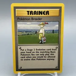 Pokemon Breeder 76/102 - Base Set - Rare - Pokemon TCG - Image 2