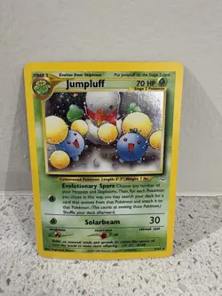 Pokemon TCG Jumpluff Neo Revelation Holo Card 9/64 Rare - Image 1