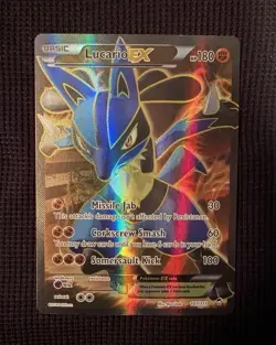 Lucario EX 107/111 XY FURIOUS FISTS (LP) Pokemon - Ready to Ship - Image 1