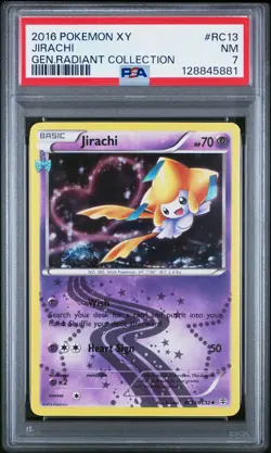 2016 POKEMON XY GENERATIONS RADIANT COLL #RC13 JIRACHI PSA 7 - Image 1