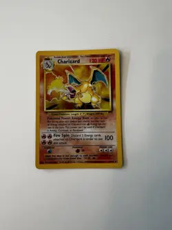 Pokemon TCG Charizard Base Set 4/102 Holo Unlimited Holo Rare - Image 1