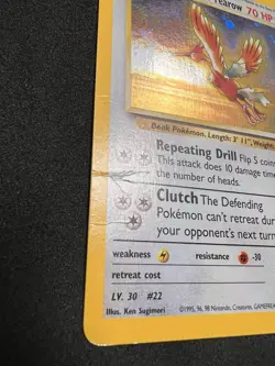 Lt. Surge's Fearow 7/132 Holo Rare - Pokemon Gym Heroes WOTC DMG - Image 2