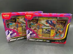 Lot of (2) Pokemon TCG Mega Evolution : Mega Latias ex Collection Box New Sealed - Image 1
