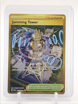 JAMMING TOWER 2025 POKEMON DESTINED RIVALS HYPER RARE 243/182 Q3687 - Image 1