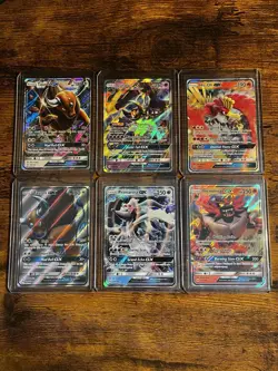 Pokemon GX Lot Sun & Moon - Ho-Oh SM57, Lunala, Incineroar, Tauros NM - Image 1