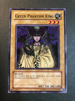 Yugioh - Green Phantom King LOB-034 Common Unlimited LP - Image 1