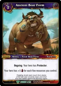 Ancient Bear Form - War of the Ancients - World of Warcraft TCG - Image 1