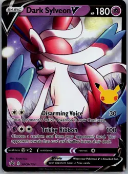Dark Sylveon V Promo SWSH: Sword & Shield Promo Cards SWSH134 LP-NM - Image 1
