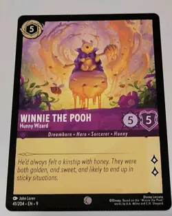 Disney Lorcana TCG - Fabled: Winnie The Pooh (041/204) - Common - CRIMP ERROR - Image 1
