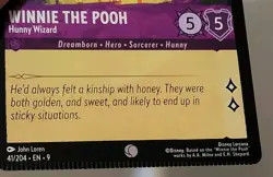 Disney Lorcana TCG - Fabled: Winnie The Pooh (041/204) - Common - CRIMP ERROR - Image 2