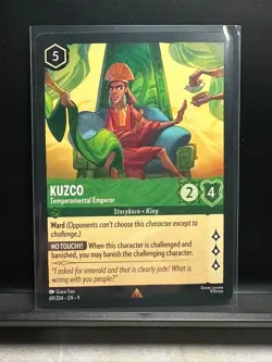 Disney Lorcana Fabled - Kuzco, Temperamental Emperor - 69/204 - Image 1