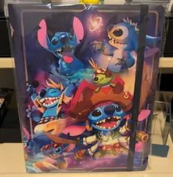 STITCH Card Binder Portfolio Disney Lorcana TCG Holds 252 Cards New Ravensburger - Image 1
