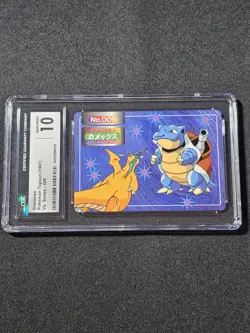 Blastoise Vs Dragonite Pokemon Topsun VS. Series 009 CGC 10 - Image 1