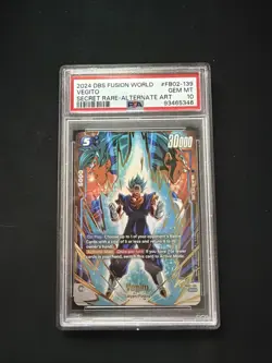 2024 Dragon Ball Super Fusion World Secret Rare Alt Art Vegito #FB02-139 PSA 10 - Image 1