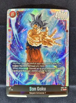 2024 Dragon Ball Super CCG Son Goku Ultra Limit FB04-129 Secret Rare - Image 1