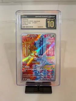 CGC 10 PRISTINE Deerling 073/071 AR Art Rare Cyber Judge sv5M Pokemon Card - Image 1