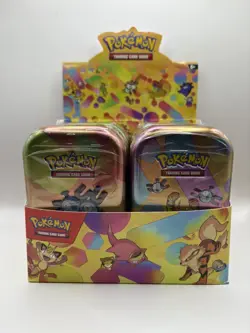Pokemon Scarlet & Violet 151 Mini Tin 10 Tins Factory Sealed. Display box opened - Image 1