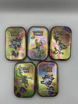 Pokemon Scarlet & Violet 151 Mini Tin 10 Tins Factory Sealed. Display box opened - Image 3