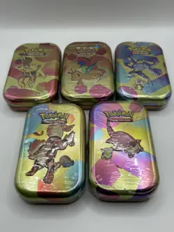 Pokemon Scarlet & Violet 151 Mini Tin 10 Tins Factory Sealed. Display box opened - Image 5