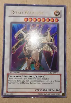 Road Warrior 5DS2-EN041 1st Edition Ultra Rare YuGiOh - Image 1
