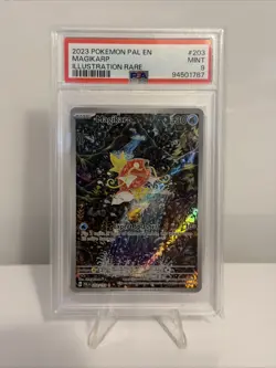 Pokemon TCG Magikarp Scarlet & Violet Paldea Evolved Card 203/193 PSA 9 - Image 1