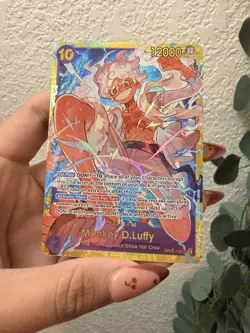 One Piece Card Game Monkey.D.Luffy OP05-119 PRB-01 Premium Booster Reprint - Image 2