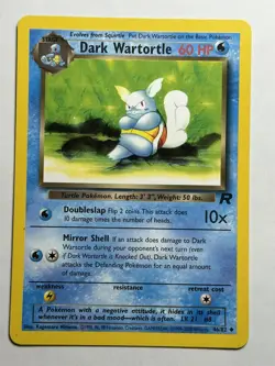 Dark Wartortle Team Rocket 46/82 MP-LP Pokemon Card - Image 1