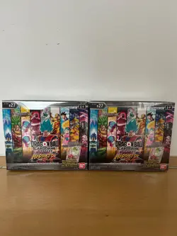 Dragonball Card Game History of Z Booster box lot of 2 BRAND NEW - Image 1