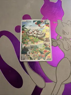 Pokemon TCG Starly Card 221/198 SV01 Scarlet & Violet Base Set - Image 1
