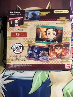 US Seller Demon Slayer Kimetsu no Yaiba Metal Card Bandai Carddass Booster Box - Image 1